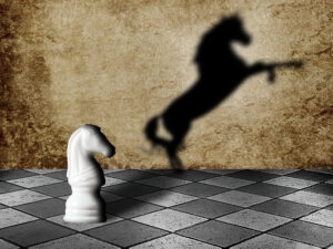 conspiracy thriller chess piece